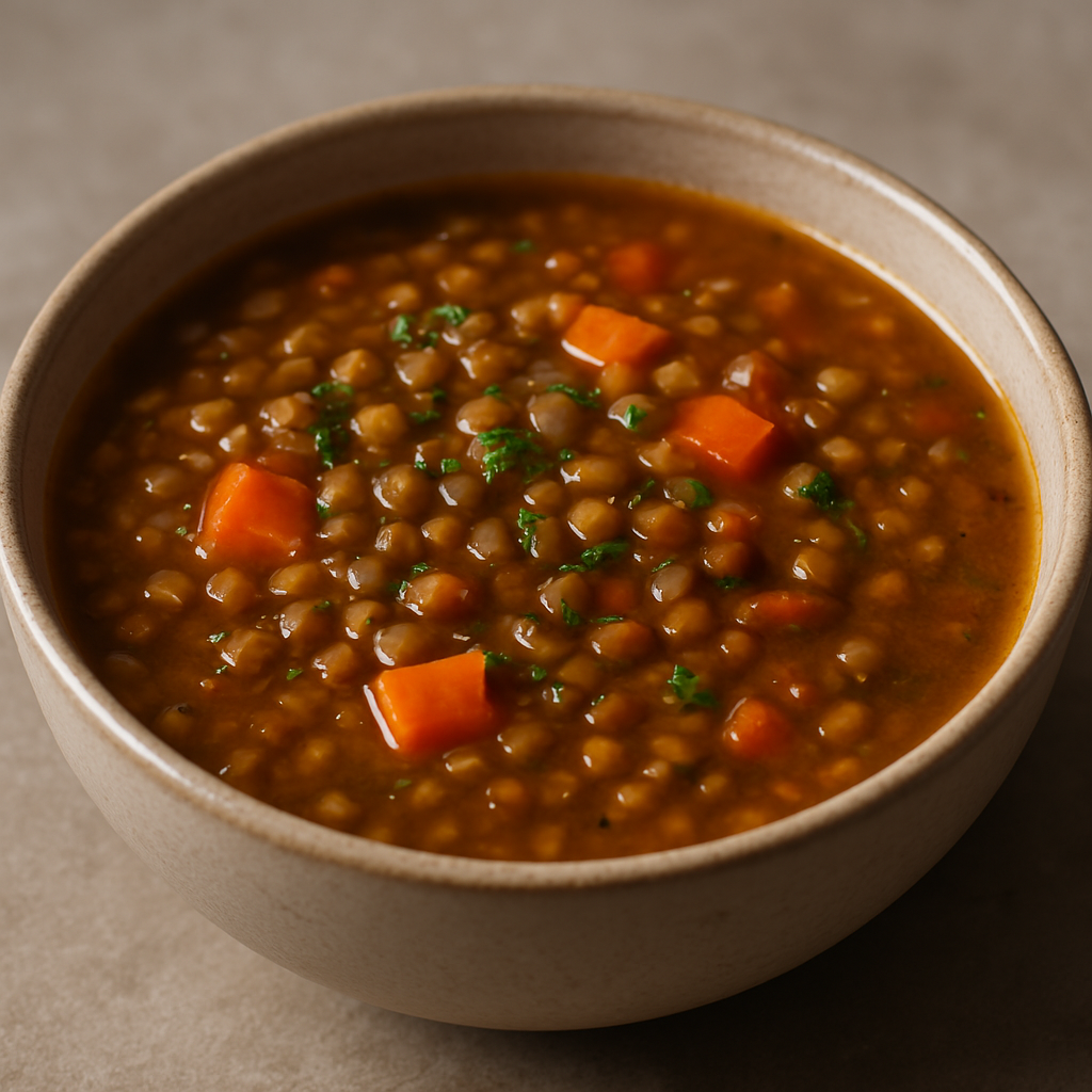 Sopa de lentejas