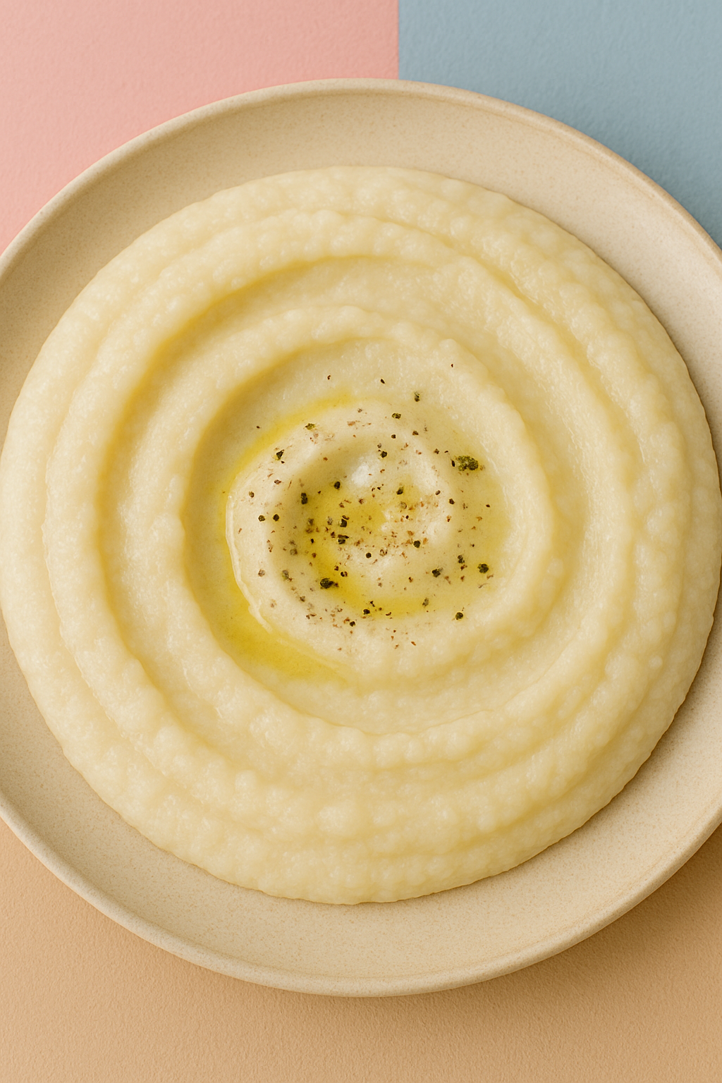 Puré cremoso de coliflor